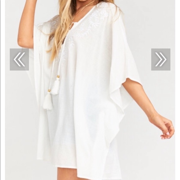 Show me your mumu peta lace up tunic NWT - Picture 5 of 5